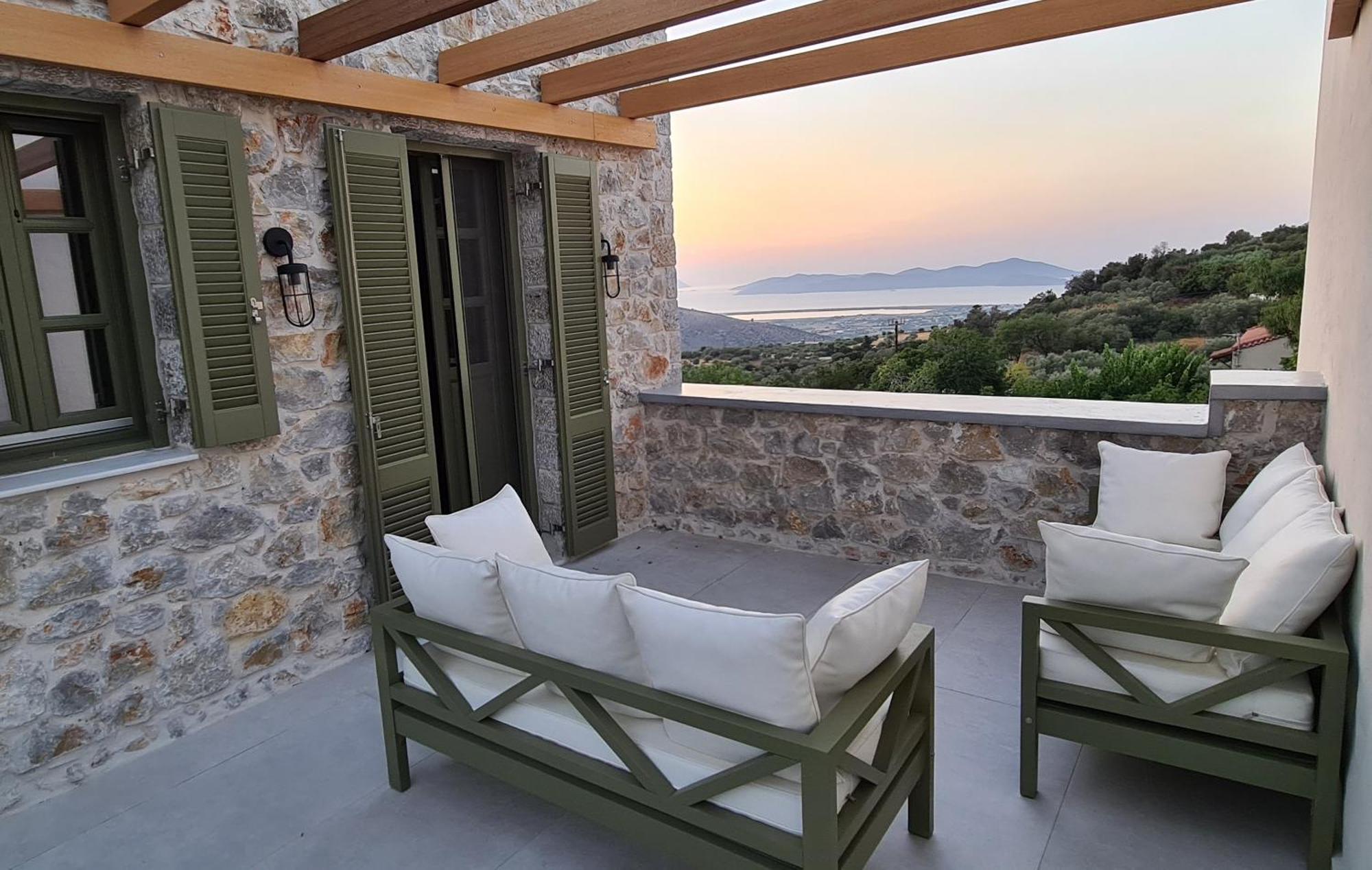 Villa Rosa - Luxury Villas With Panoramic Views Lagoudi Zia Eksteriør bilde