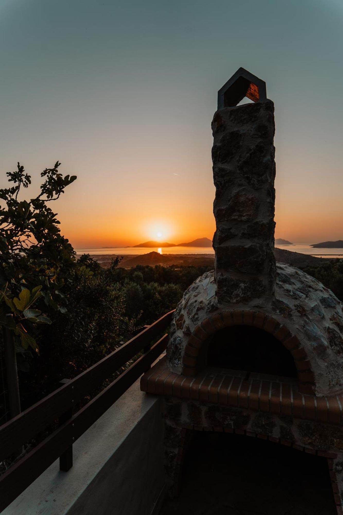 Villa Rosa - Luxury Villas With Panoramic Views Lagoudi Zia Eksteriør bilde