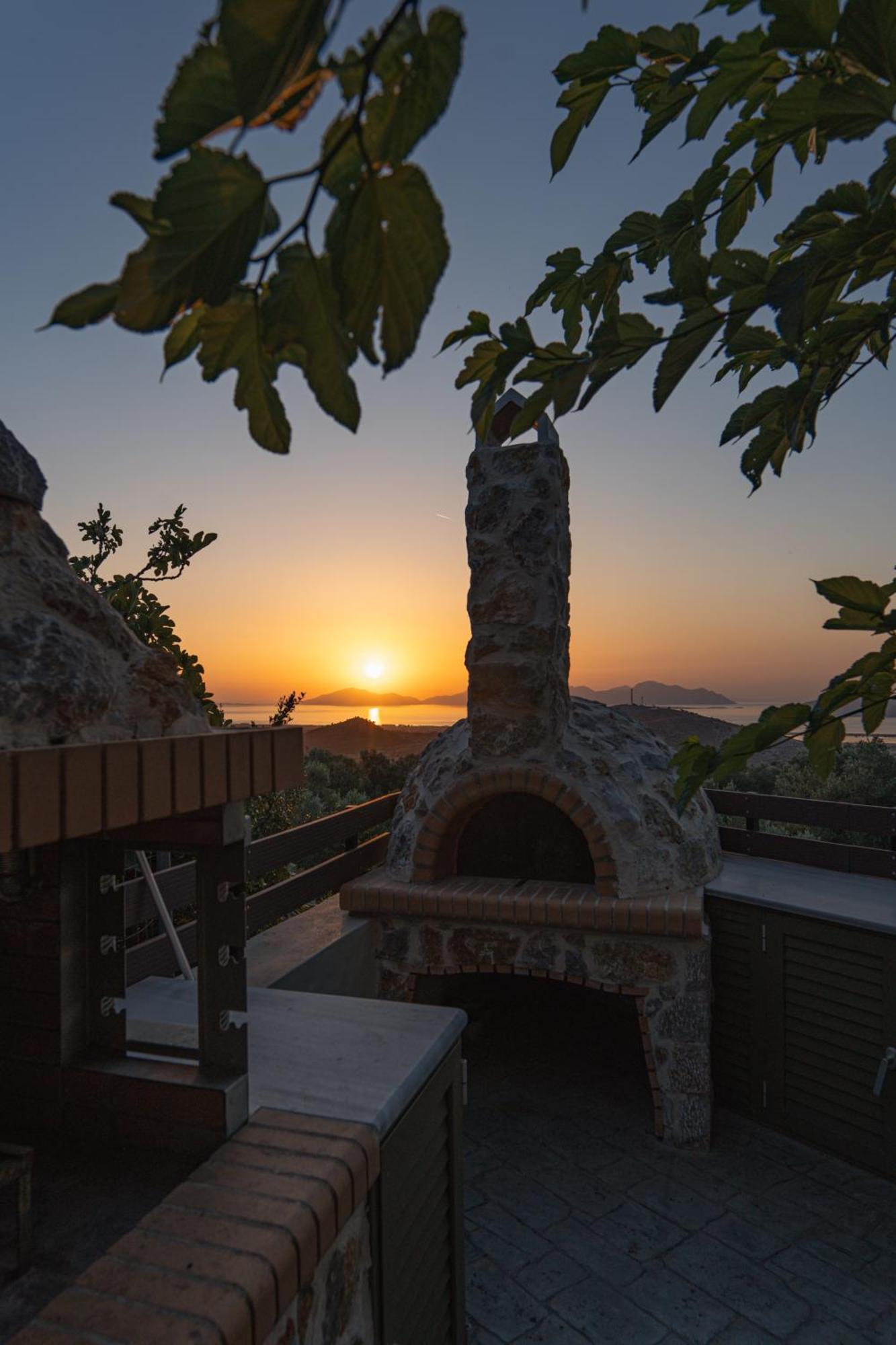 Villa Rosa - Luxury Villas With Panoramic Views Lagoudi Zia Eksteriør bilde