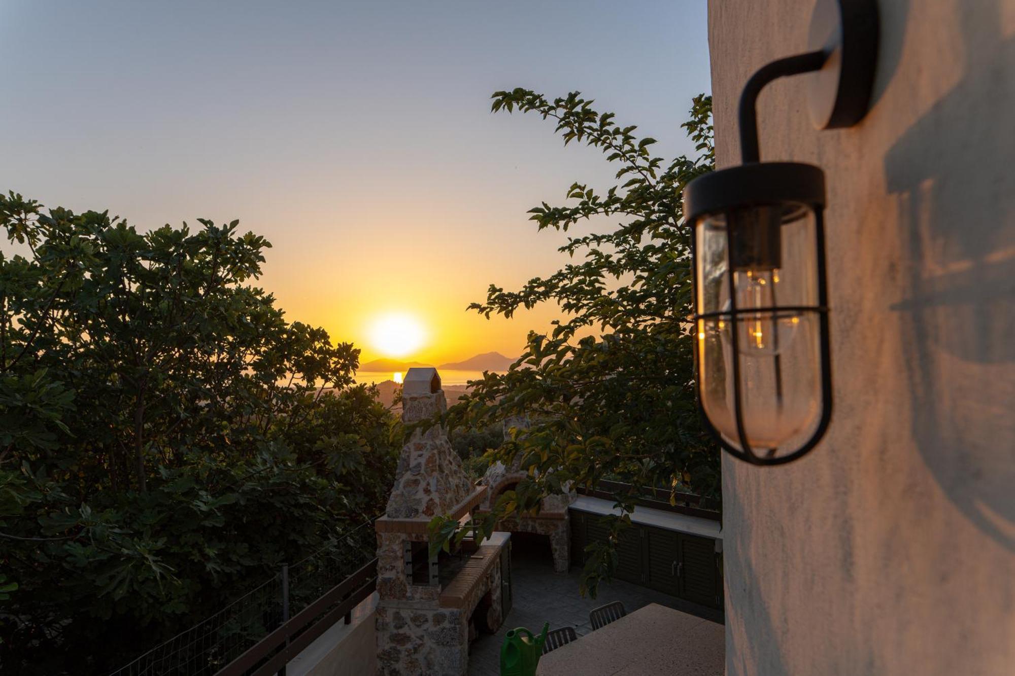 Villa Rosa - Luxury Villas With Panoramic Views Lagoudi Zia Eksteriør bilde