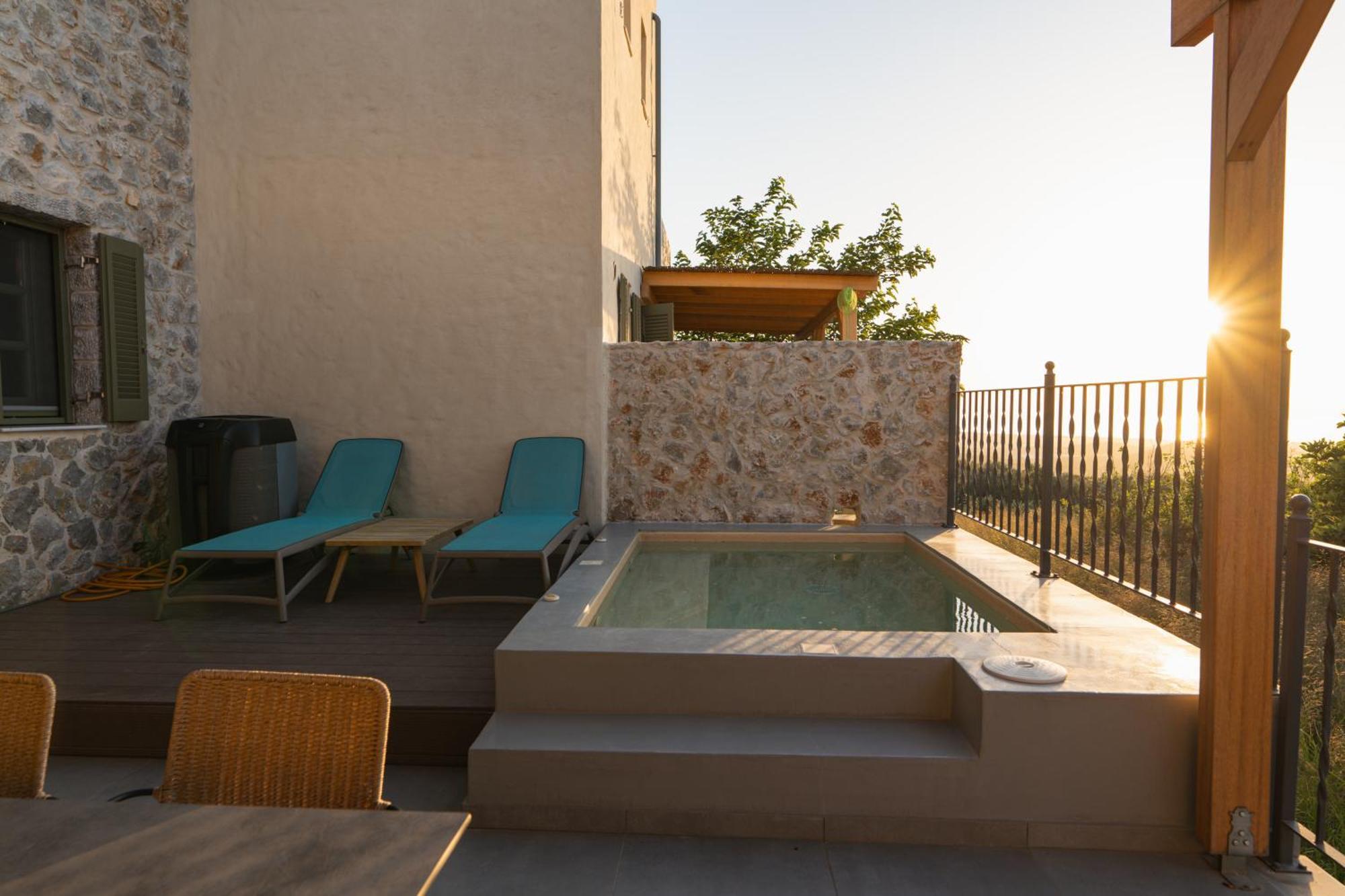 Villa Rosa - Luxury Villas With Panoramic Views Lagoudi Zia Eksteriør bilde