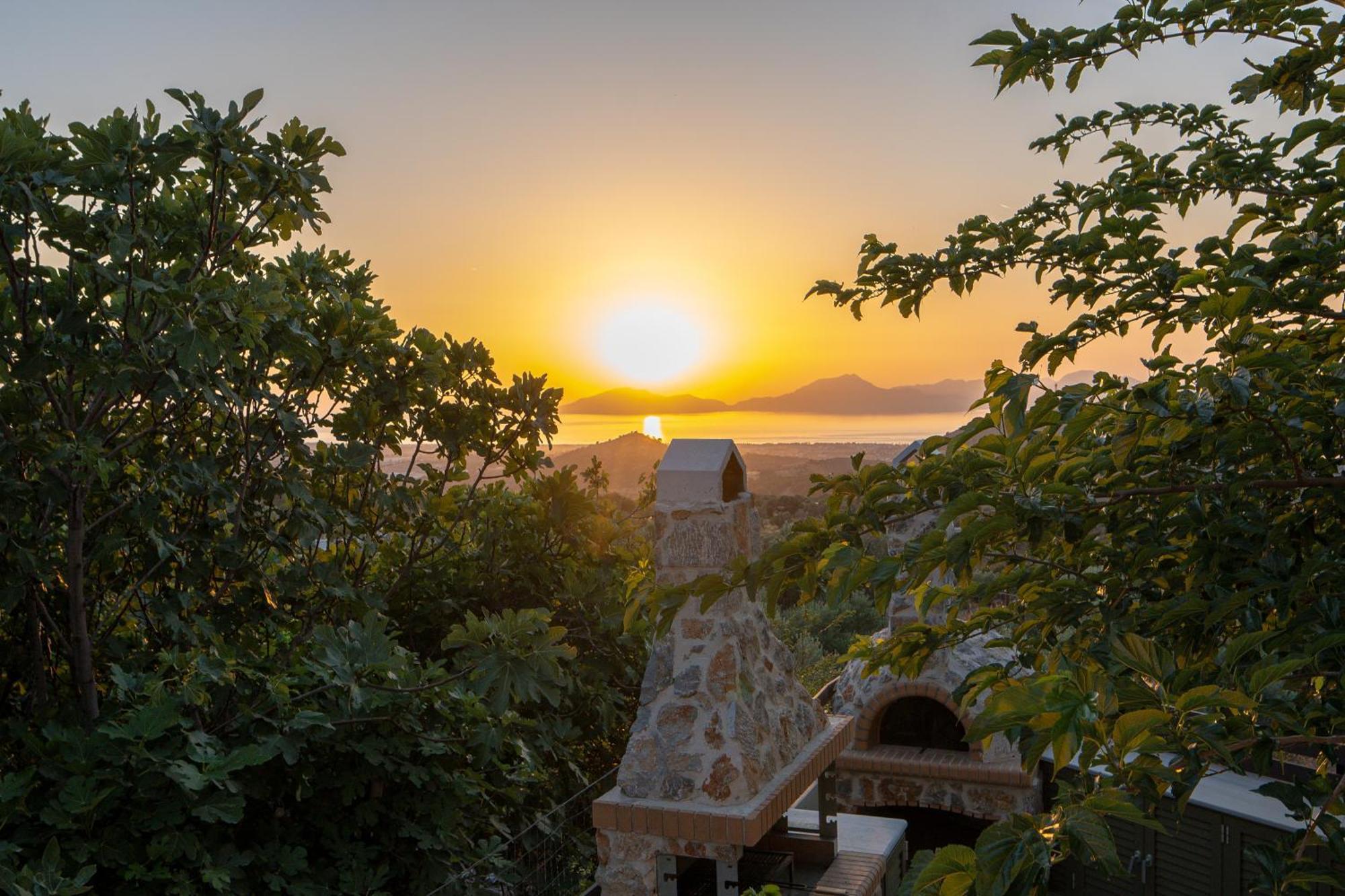Villa Rosa - Luxury Villas With Panoramic Views Lagoudi Zia Eksteriør bilde