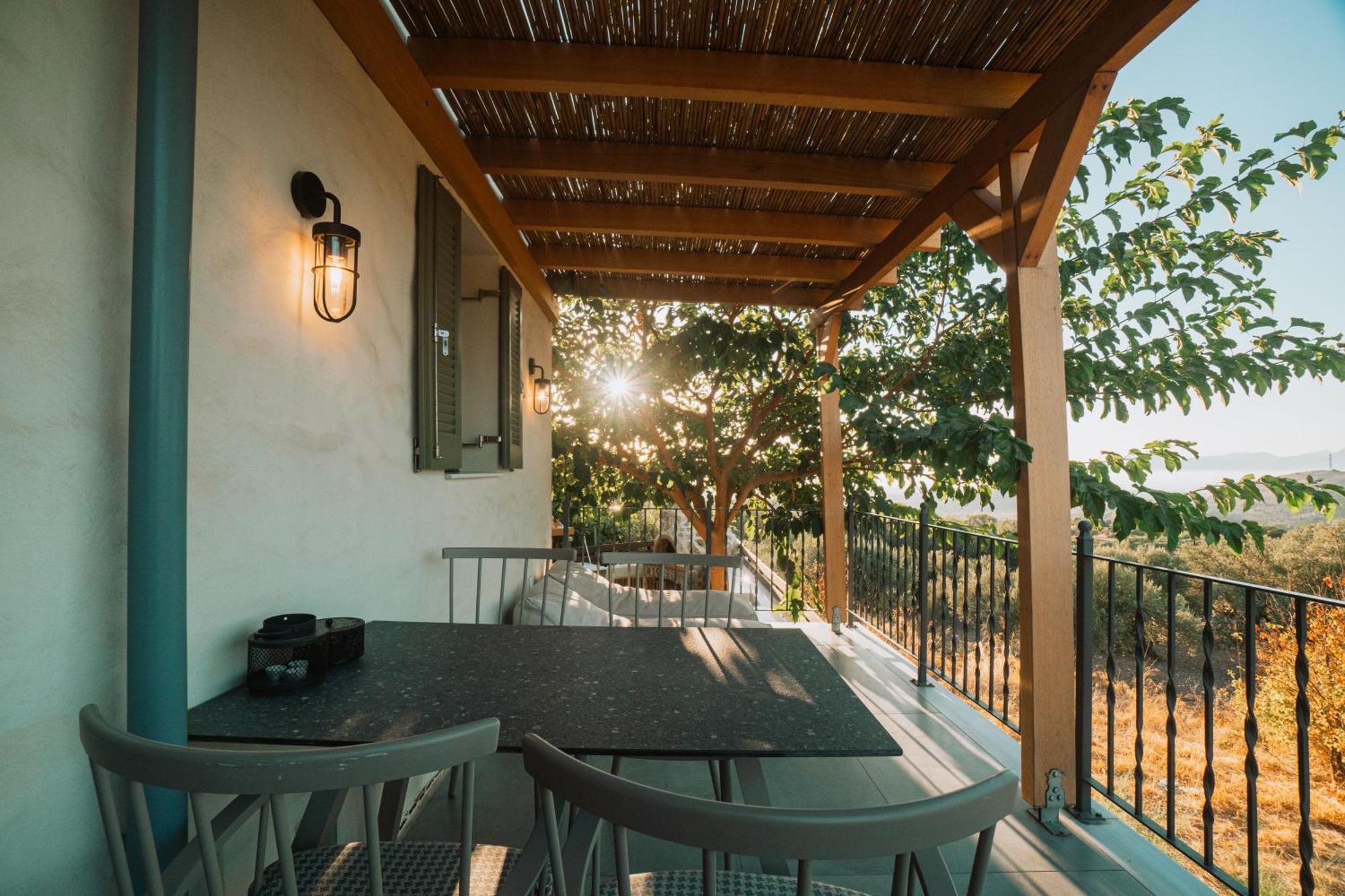 Villa Rosa - Luxury Villas With Panoramic Views Lagoudi Zia Eksteriør bilde