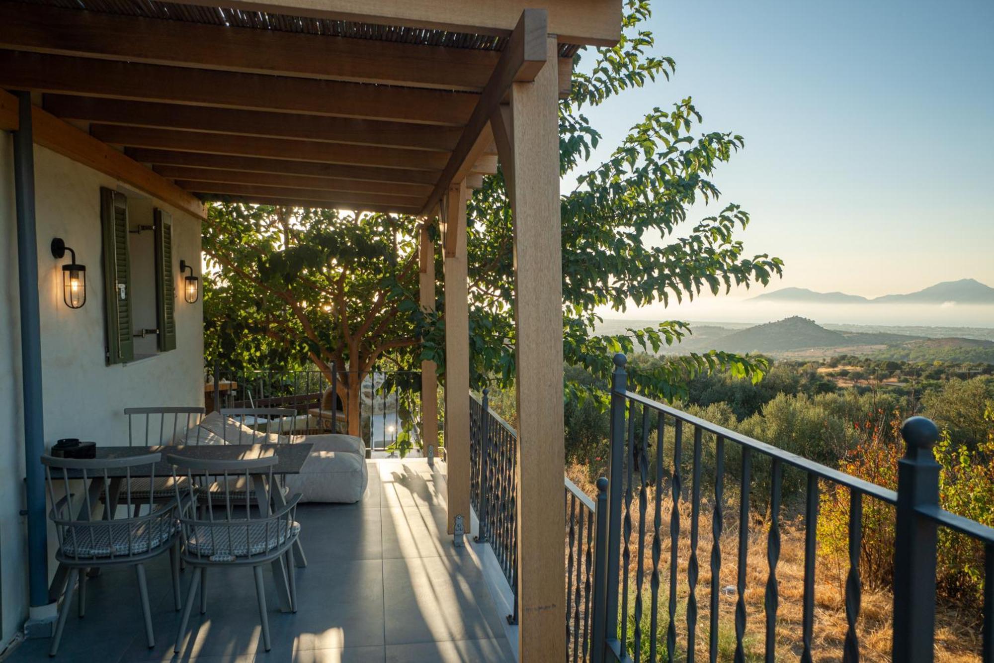 Villa Rosa - Luxury Villas With Panoramic Views Lagoudi Zia Eksteriør bilde