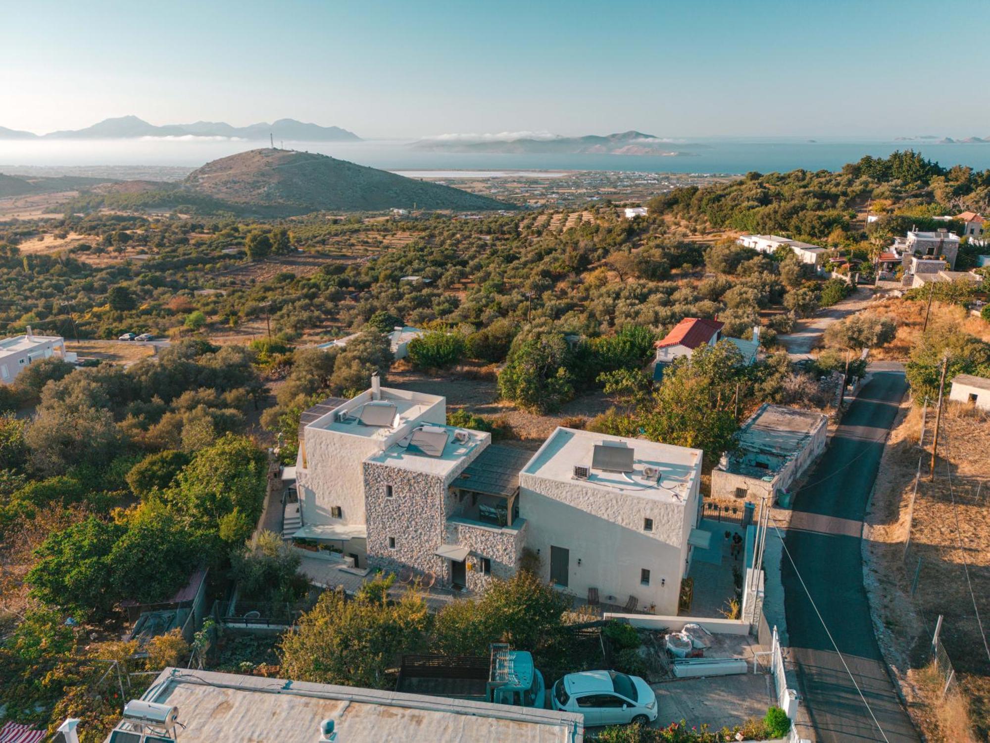 Villa Rosa - Luxury Villas With Panoramic Views Lagoudi Zia Eksteriør bilde