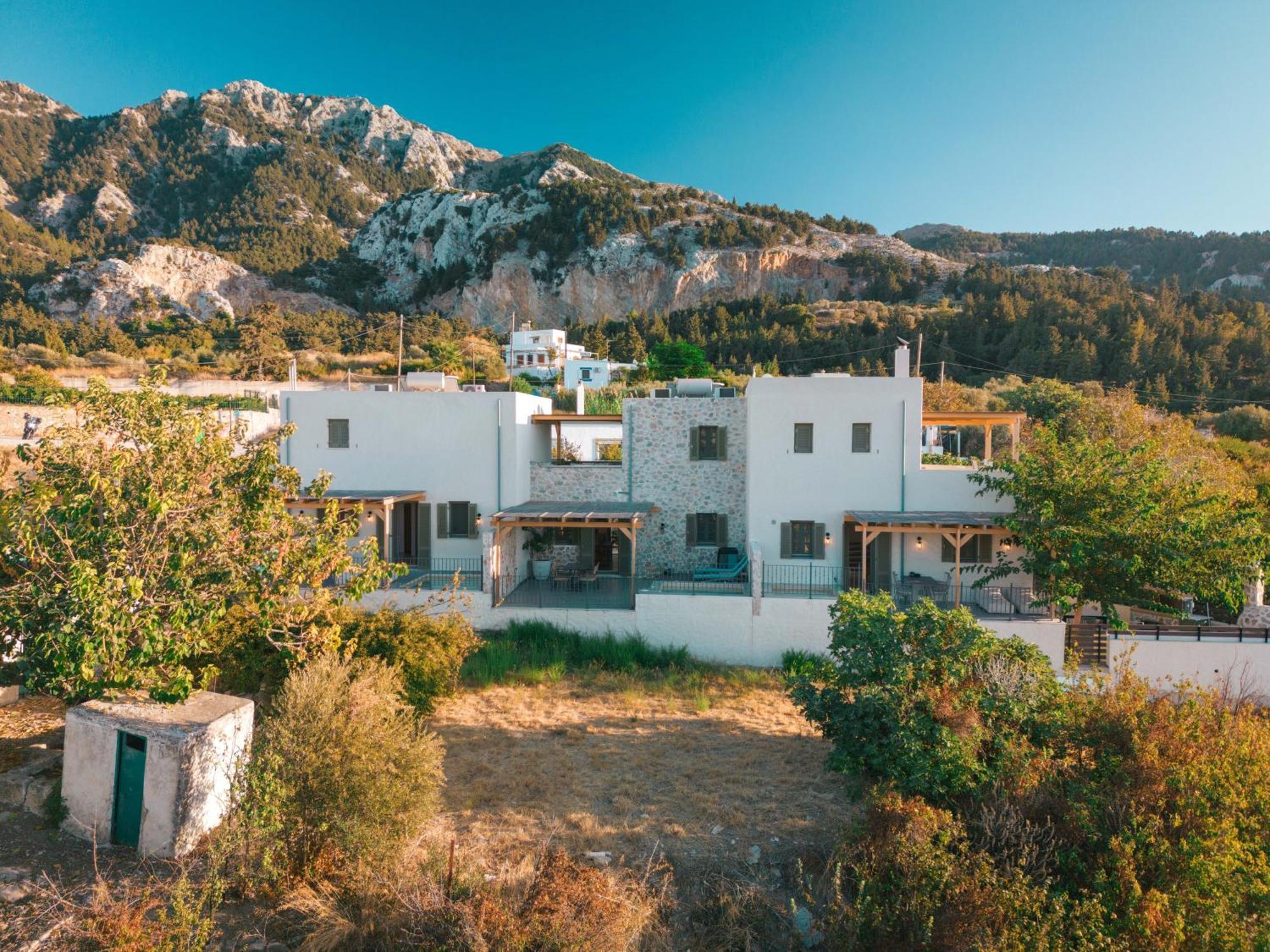 Villa Rosa - Luxury Villas With Panoramic Views Lagoudi Zia Eksteriør bilde