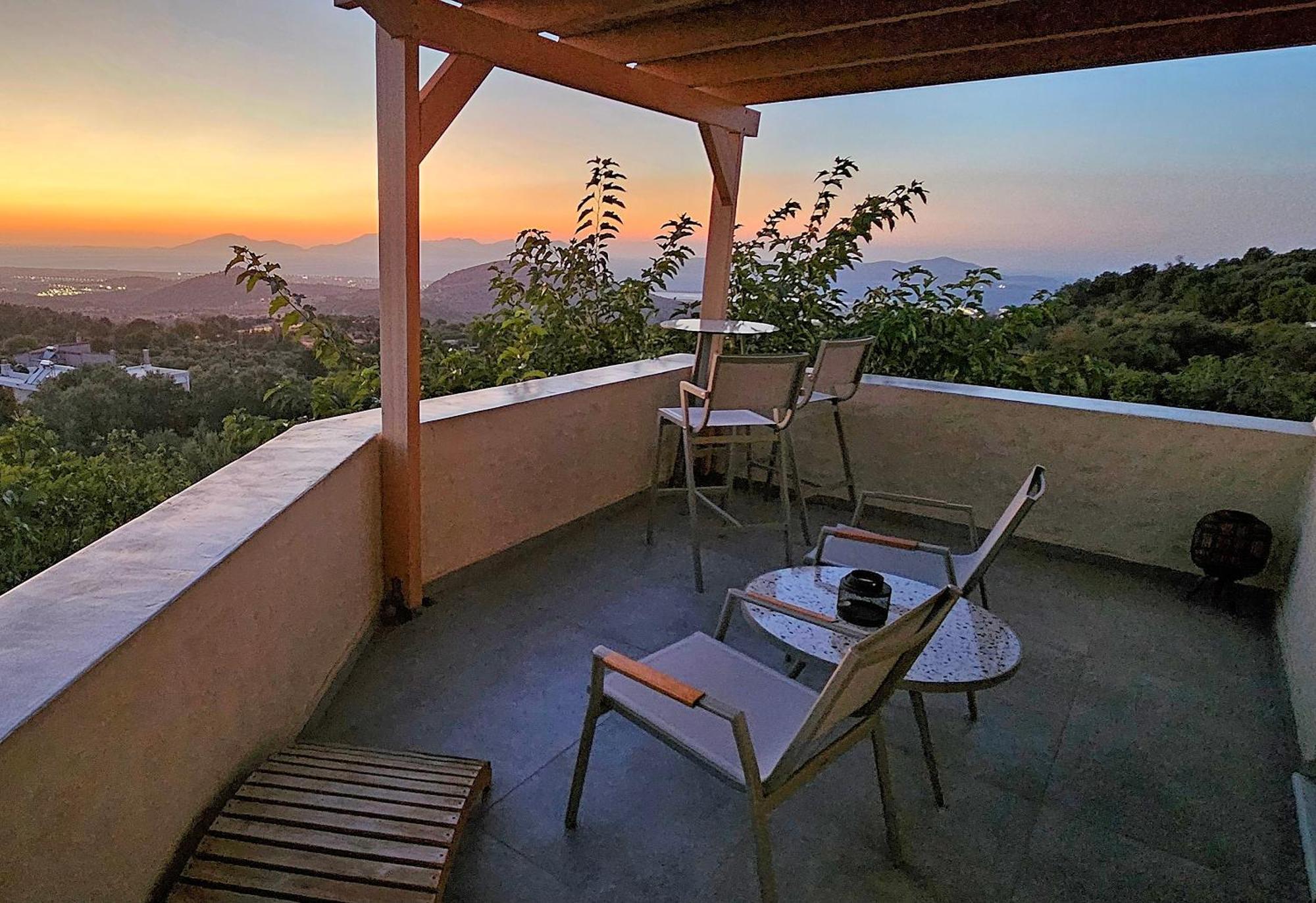 Villa Rosa - Luxury Villas With Panoramic Views Lagoudi Zia Eksteriør bilde